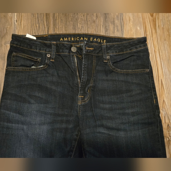 American Eagle, Men's size 34 x 34, Jean's, Original Straight, Flex, Barely Worn - Picture 2 of 9